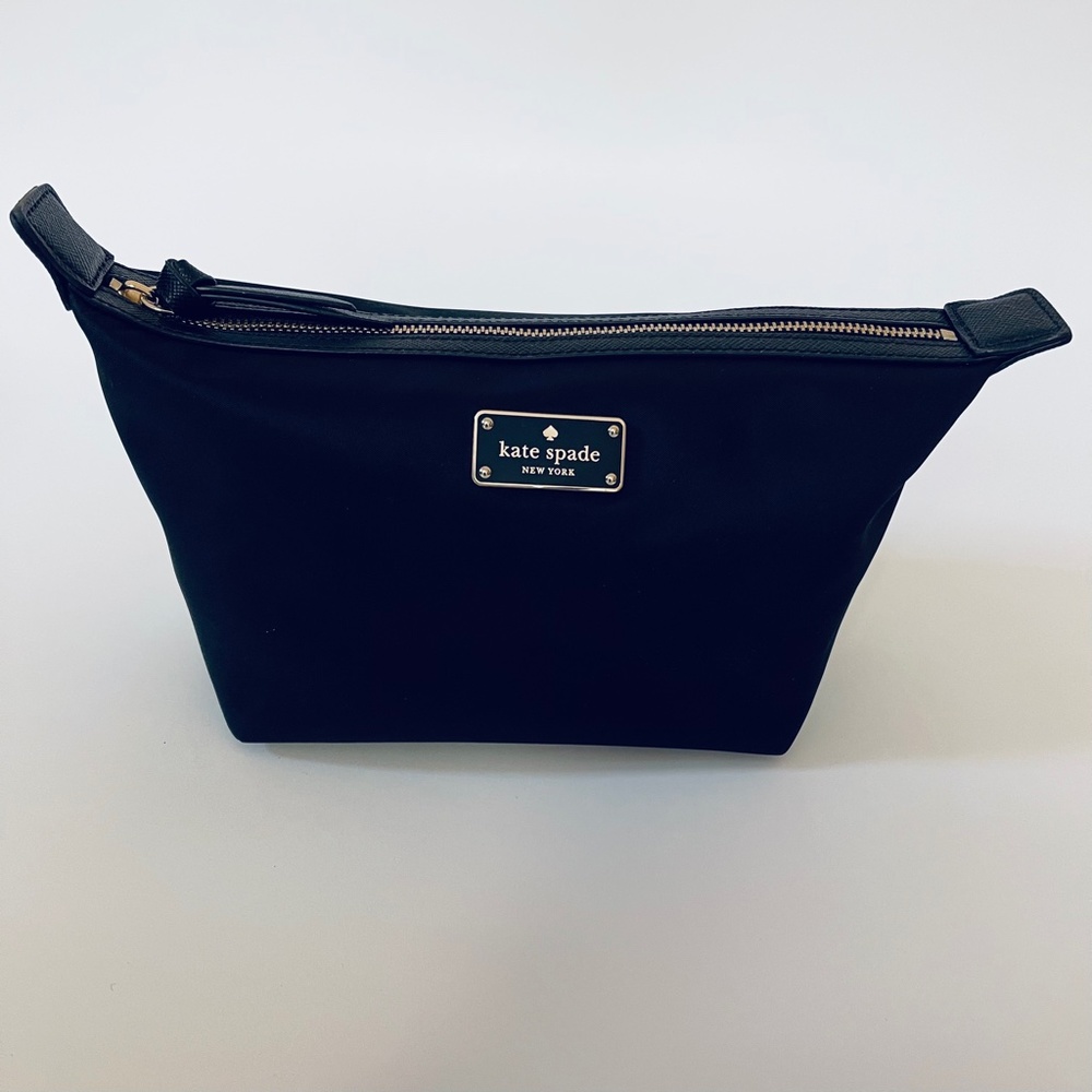 NEW Kate Spade cosmetic bag BLACK